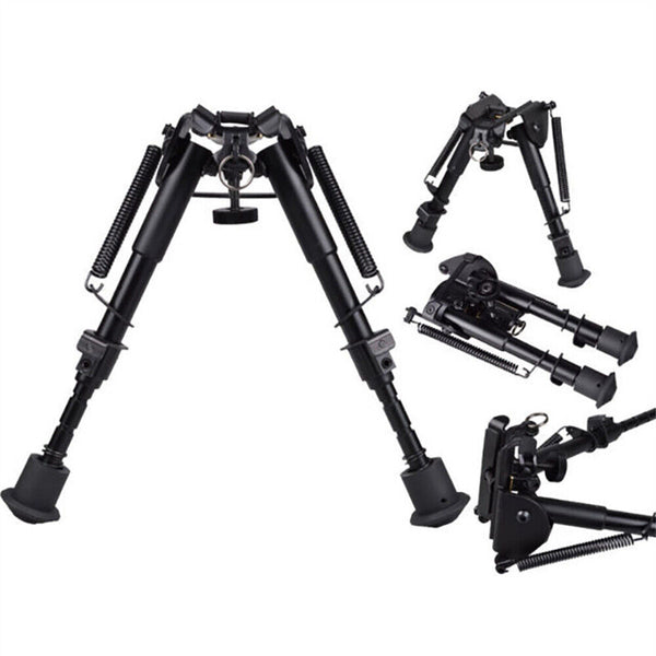 6"-9" Height Sniper Rifle Swivel Sling Bipod Adjustable Hunting Mount Stand AU