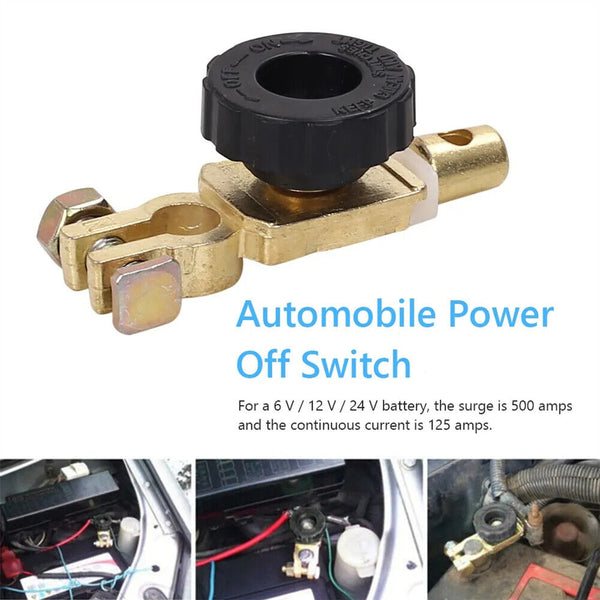 Car Battery Cut-off Switch Disconnect Battery Isolator Terminal For Car Boat  RV