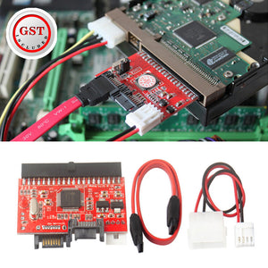 Bidirectional IDE to SATA HDD Adapter Converter Serial-ATA 40pin port with Cable