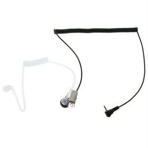 UP 5PCS 3.5mm Transparent Covert Acoustic Tube Earpiece For Motorola Radio