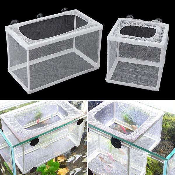 Aquarium Fish Tank Guppy Breeding Breeder Baby/Fry/Newborn Net Trap Box Hatchery