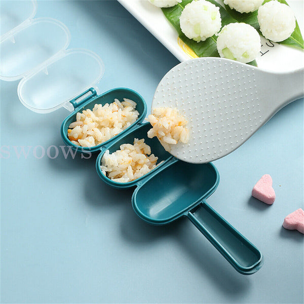 2 Sets Rice Ball Shaker DIY Rice Baller Shakers Lunch Maker Mould Kitchen Tools