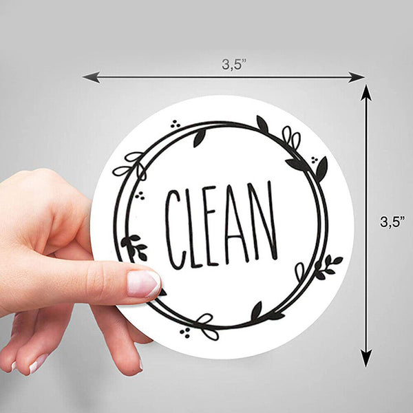 New Design Dishwasher Magnet Clean Dirty Sign Double Sided MagnetIndicator