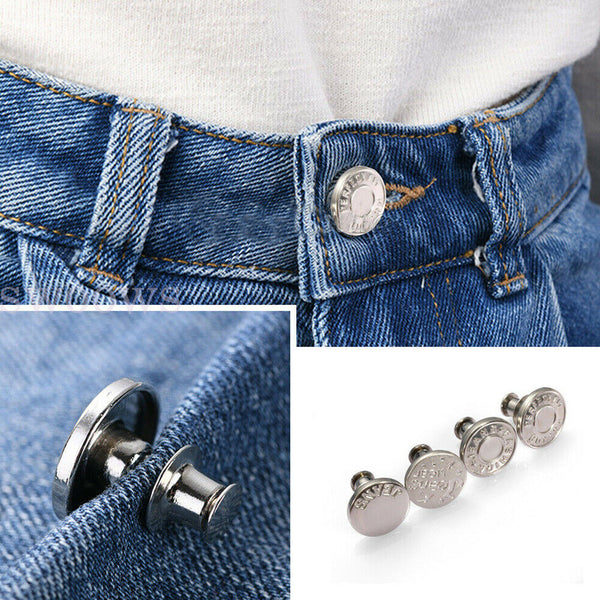 2/15pcs 17mm Jeans Jacket Denim Buttons Press Repair Tack Replacement No Sewing