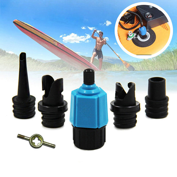 Sup Pump Air Valve Adapter For Inflatable Kayak Boat Stand Up Paddle Board