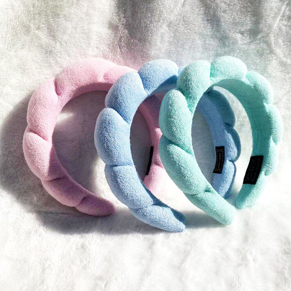 1/5x Spa Headband Sponge Spa Headband for Washing Face Facial Makeup Headband