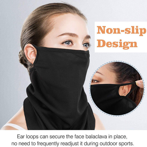 1/2Cooling Neck Gaiter Tube Scarf Face Mask Bandana Motorcycle Cycling Balaclava
