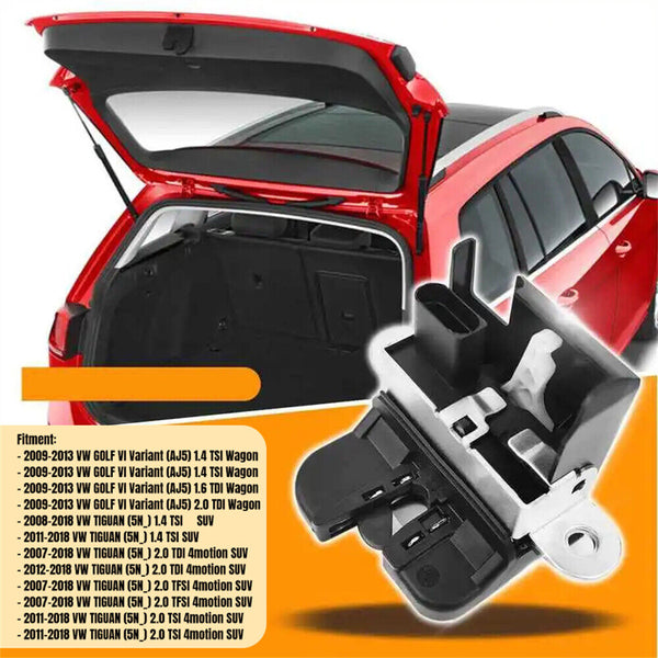 Rear Trunk Boot Lid Lock Latch Actuator For VW Golf Tiguan SUV 5M0827505E