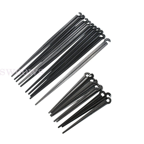 100pcs Garden Drip Irrigation Micro Hose Fixed Holder Support Bracket For Plant