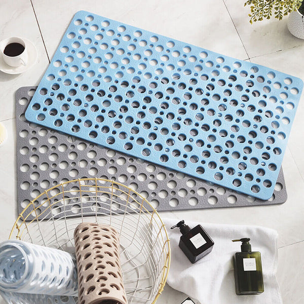 Non-Slip Bath Mat Anti Mould Shower Mats TPE Bathroom Bathtub Suction Mat Floor