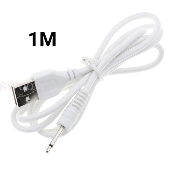 1M Vibrator USB Charging Cable Charger Cord Charge 2.5mm Massage Therapy Devices