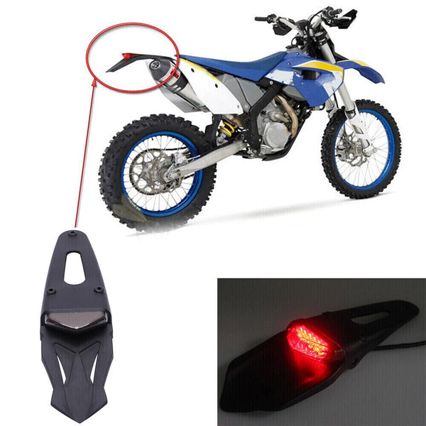 Off-road Enduro Dirt Bike LED Rear Fender Brake Tail Light For Honda EXC CRF AU