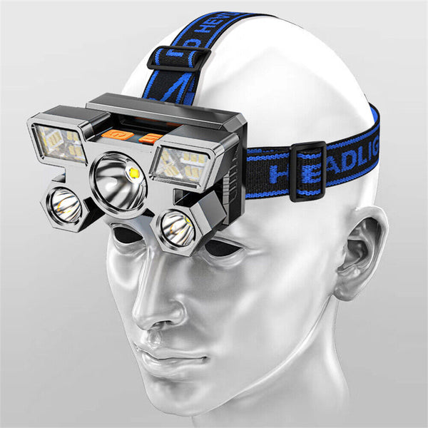 LED Head Light Torch USB Rechargeable Headlamp Flashlight Camping Fishing Lamp