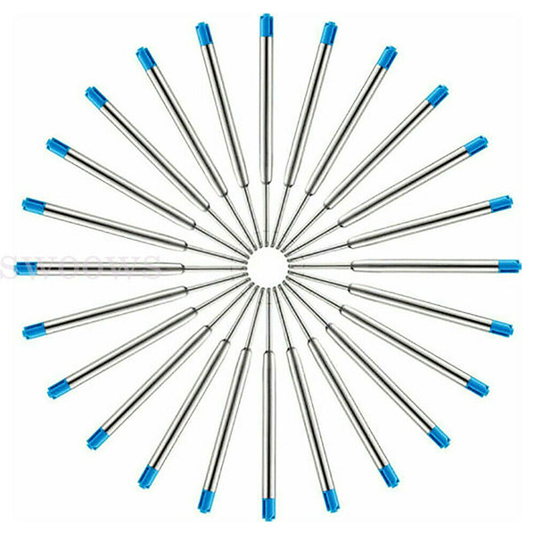 10/20x Black / Blue Ink Refills Compatible With Parker Pen Ball Point Refill AU