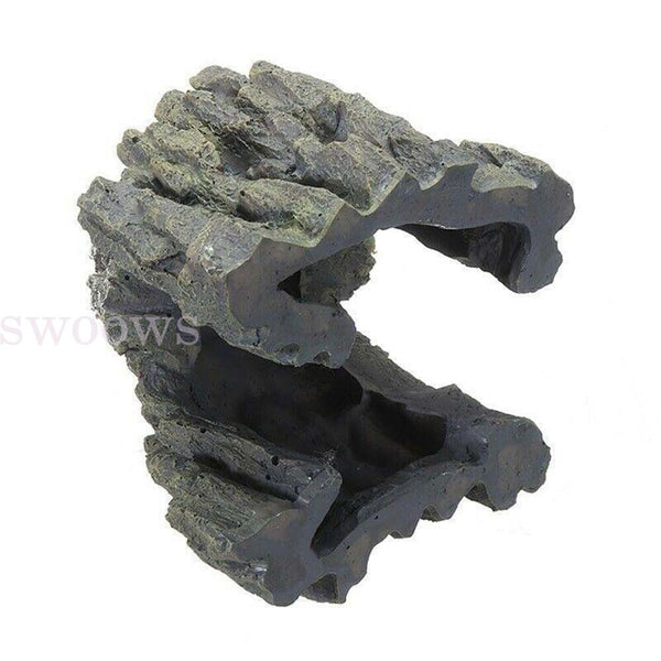 Aquarium Skull Mountain Cave Rockery Ornament Fish Tank Landscape Stone