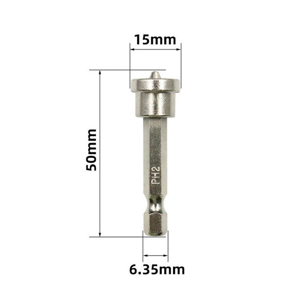 5PCS Magnetic Positioning Screwdriver Bits 25mm/50mm