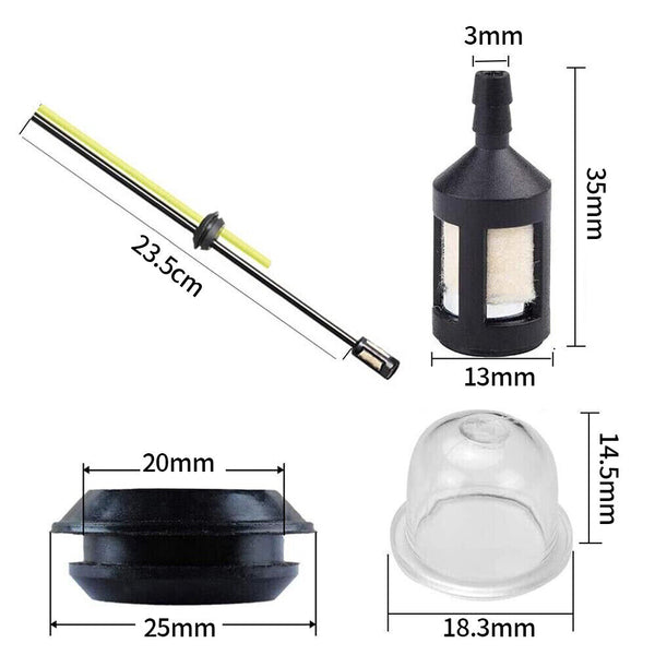 Fuel Line Filter Hose Pipe Tank Kit  for Whipper Snipper Line Trimmer Cutter