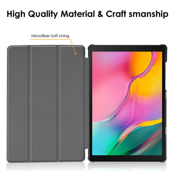 For Samsung Galaxy Tab A 8 10.5" X200X205 Smart Case PU Leather Flip Stand Cover