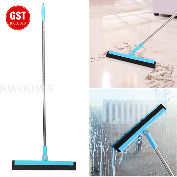 1/2pcs Floor Squeegee Wiper Broom Floor Tile Bathroom/Kitchen Clean Long Handle