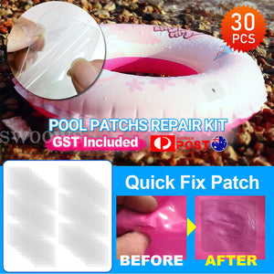 30xSelf Adhesive Pool Patch For Air Mattress Bed Inflatabl Swimming Pool Repair