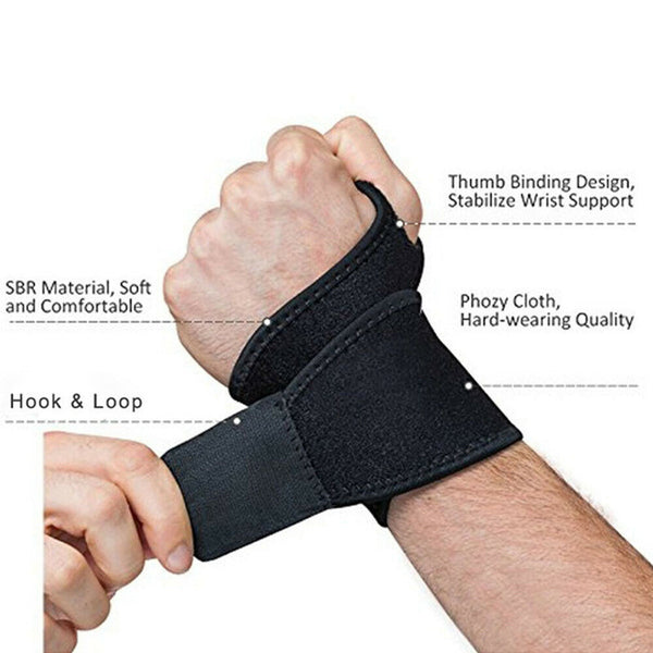 Wrist Support Splint Brace Protection Strap Carpel Tunnel forCTS RSI Pain Relief