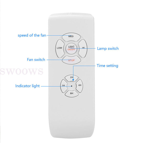 Ceiling Fan Lamp Remote Controller Kit Timing Wireless Intelligent Switch