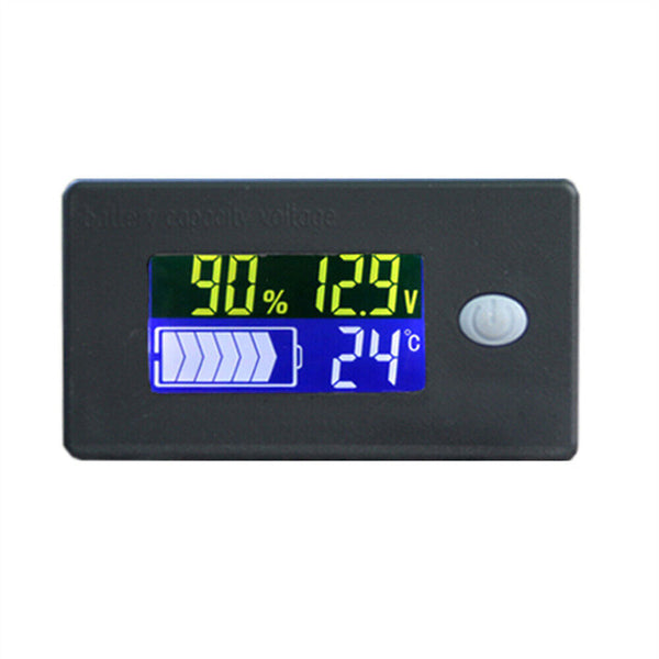 72V LED Digital Monitor Volt Battery Capacity Display Voltmeter Ni-MH Li Car AU