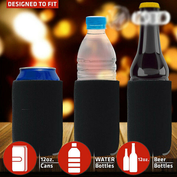 10-30pc Foldable Blank Can Stubby Cooler Holder Sleeve Sublimation Heat Transfer