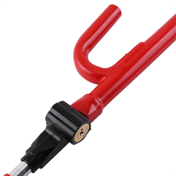 Steering Wheel Lock The Club Twin Hooks Anti Theft Universal Car Van Truck SUV