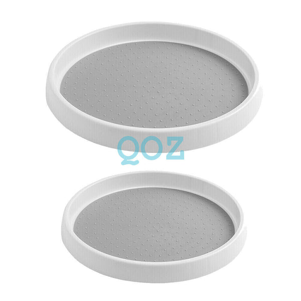 1/2* 25/30cm Non-Skid Turntable Pantry Tray FORLazy Susan Storage Organizer Rack