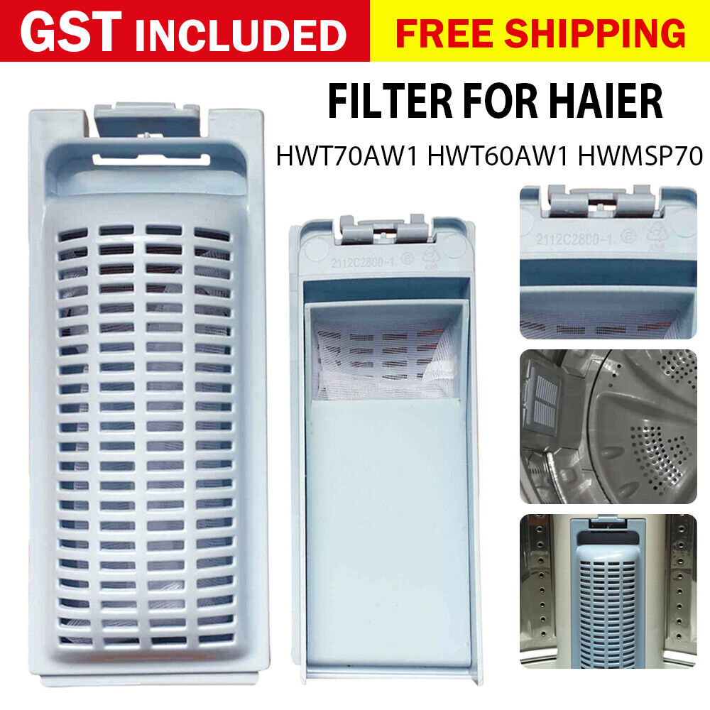 1/2X Lint Filter For HAIER WASHING MACHINE HWT70AW1 HWT60AW1 HWMSP70 Lint Screen