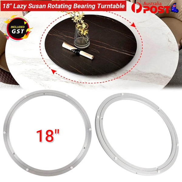 18" Heavy Duty Aluminium Lazy Susan Rotating Bearing Turntable Round Swivel Tool
