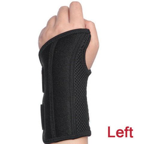 Wrist Support Splint Carpal Steel Tunnel Syndrome Sprain Strain Bandage Brace I6