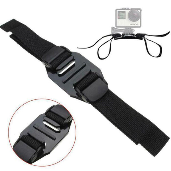 Camera Fastening Strap Mount Helmet Bracket Fixing Belt For GoPro Hero 9 8 7 6 5