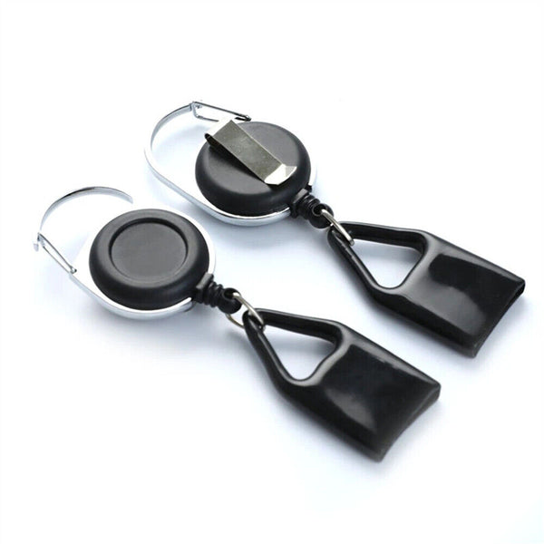 Retractable Lighter Leash Clip Keychain Rubber Cover Large Maxi Bic Black