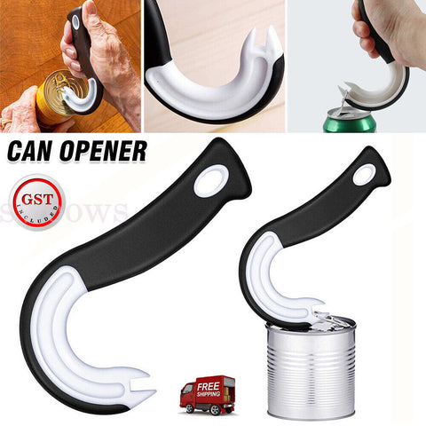 Multifunction Twist Pull Can Opener Grip Ring Grab