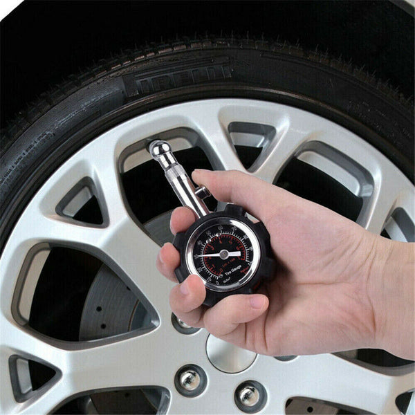 Tyre Air Measurement Tire Pressure Gauge 100 PSI Fit Car Truck Motorcycle Bike