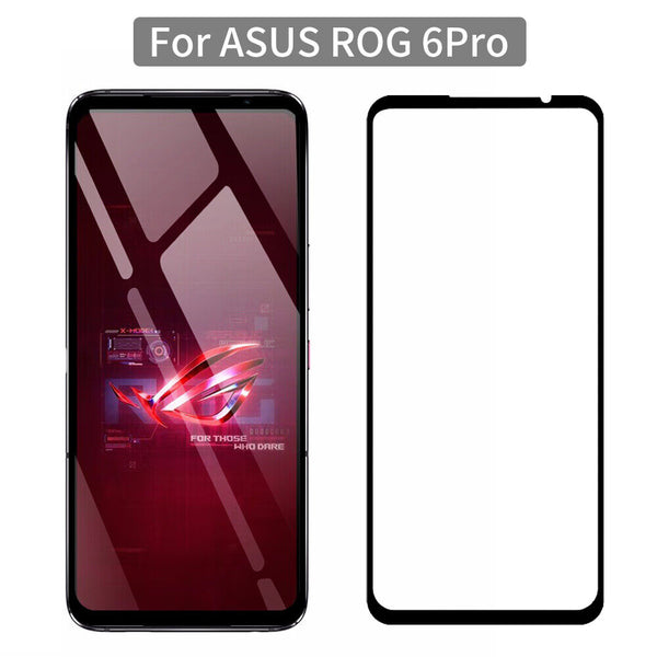 Tempered Glass Screen Protector Lens FULL COVER For ASUS ROG 5S 5 3 2 5S 6 Pro