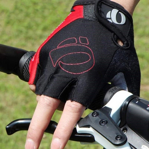 Pair Cycling Bicycle Half Finger Bike Gloves Unisex Anti Slip Padded Outdoor AU