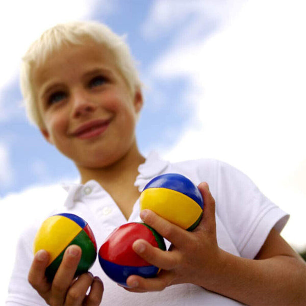 1/6/12x Juggling Balls Kids Toy Set Ball Bag for Magic Circus Juggling Balls AU