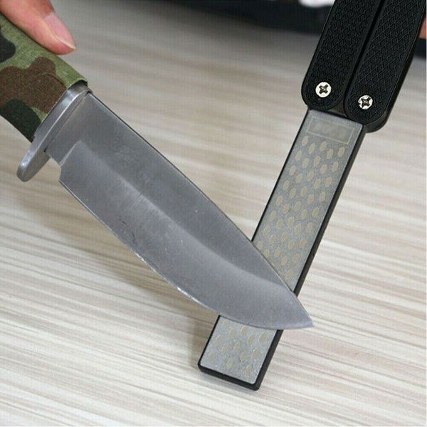 Folding Diamond Sharpener Knife Sharpening Stone for Kitchen Garden Outdoor