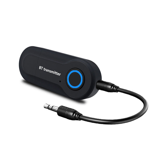 Wireless Bluetooth 5.0 Transmitter Stereo Audio Adapter Sender for TV PC Speaker