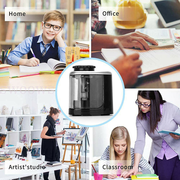 Automatic Electric Pencil Sharpener Operated Students Desktop