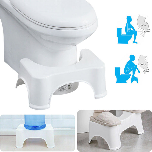 Sit & Squat Squatty Potty Stool Eco Toilet Step Stool Healthy Colon Bathroom NEW