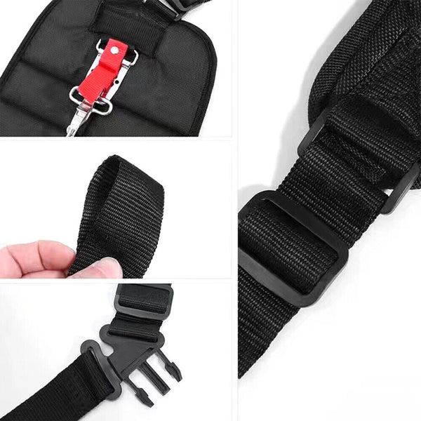 Double Shoulder Strap Harness For Brushcutter Whipper Snipper Trimmers Universal
