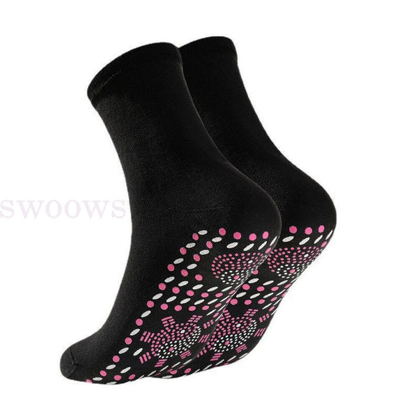 Self Heating Tourmaline Magnetic Therapy Health Socks Foot Massage Warmth Sock