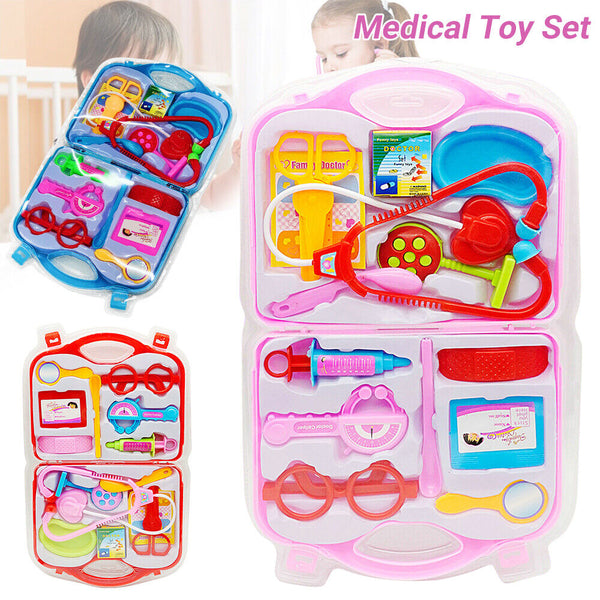 Play Educational Doctor Case Kit Medical Set Hospital Supply Toy Kids Boys Girls