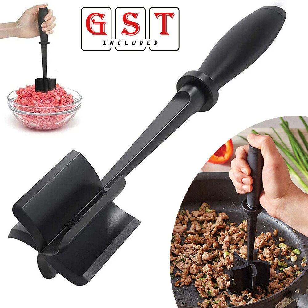 Meat Chopper Ground Beef Masher Heat Resistant Meat Masher Hamburger Chopper