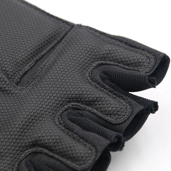 1/3Pairs Tactical Half Finger Gloves FOR Army Military Driving Fitness Sports AU