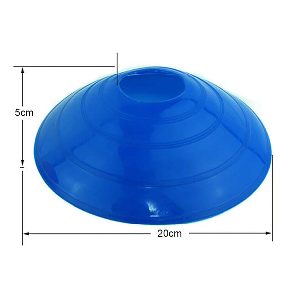 1-100Training Discs Soccer Markers Fitness Exercise Sport Cones Rugby TouchGroup